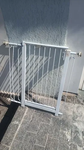 Portão para cachorro gato crianças Portãozinho Branco