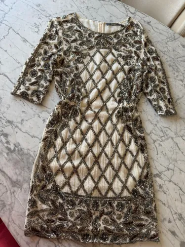 Vestido Festa Animale P Bordado
