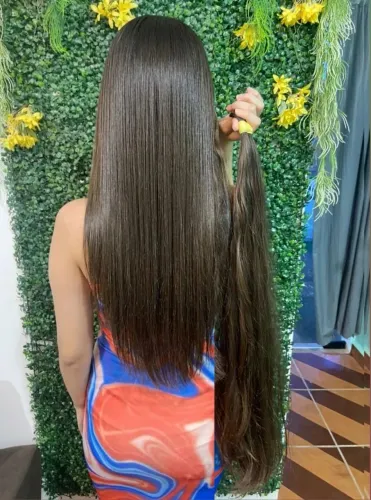 VENDO CABELO HUMANO LOIRO NATURAL 80CM 146GRAMAS. 