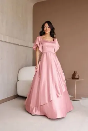 vestido alta costura fino