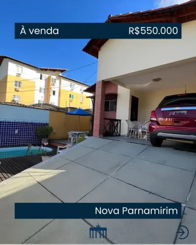 Casa com piscina em Nova Parnamirim