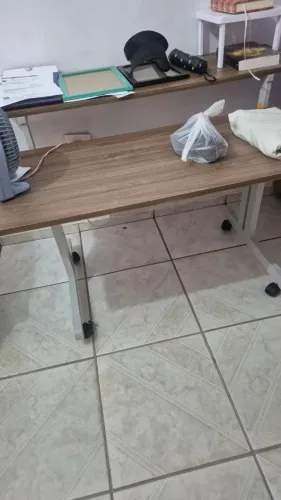 Mesa Escritorio ergonomica com 2 partes e altura regulável