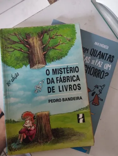 Livro o Mistério da fábrica de livros