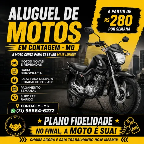 Aluguel de Moto Fan 160.