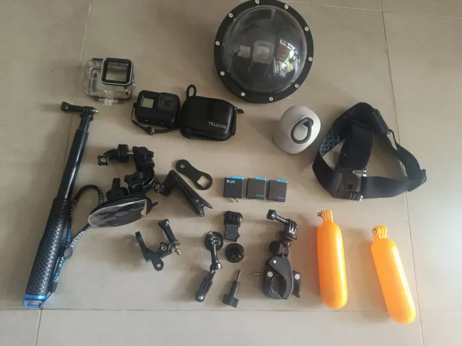 Acessórios para Gopro + Gopro 8 sem funcionar 