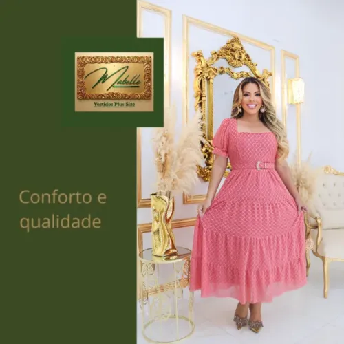 Vestido Social Longo Tule