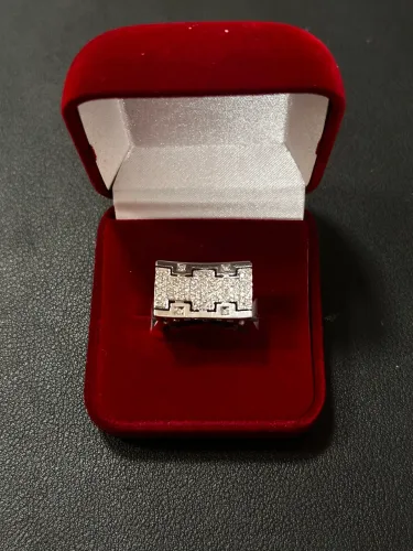 Aneis em Ouro Branco procedência garantia eterna