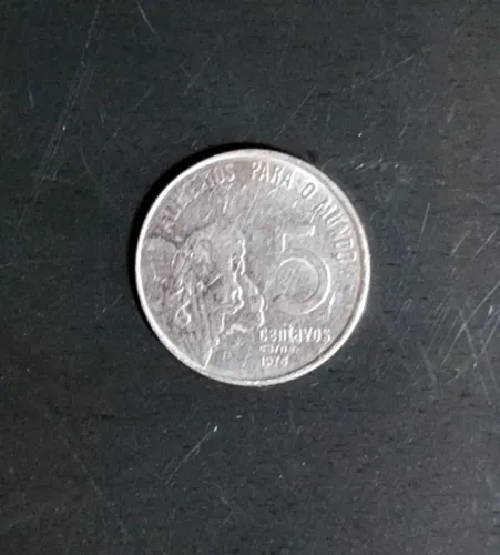 Moeda 5 centavos 1976
