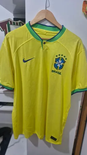 Camisa Seleção Brasileira Brasil Copa 2022