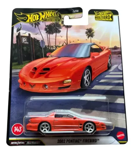 Hot Wheels Premium Boulevard - 2002 Pontiac Firebird Jhw17 escala 1/64.