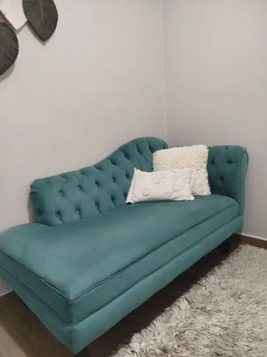 Lindo divã azul Tiffany
