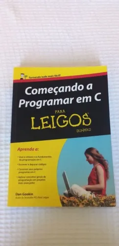 Livro Começando a Programar em C Para Leigos - Usado em excelente estado