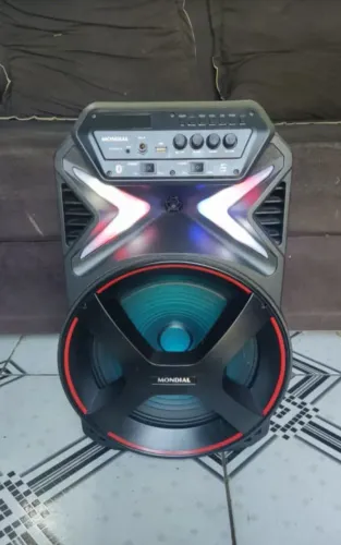 Caixa de som pra vender logo