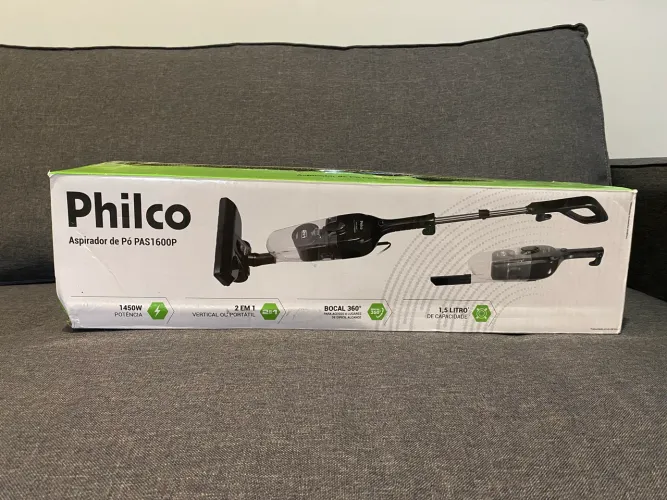 Aspirador portátil Philco Ciclone PAS1600P 1.5L preto 1450W 11