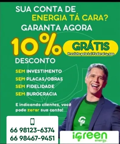 Desconto na conta de luz