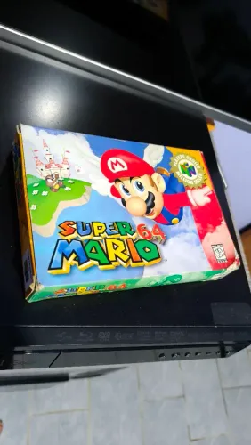 Super Mário 64 CIB completo para colecionador