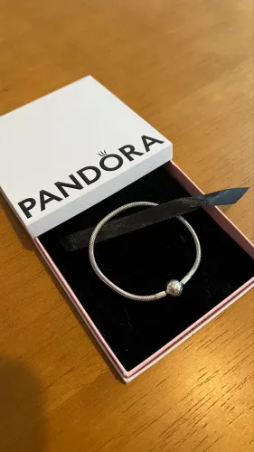 Pulseira Pandora Original Prata 925 + Charm Coração com Asas | Com Caixas