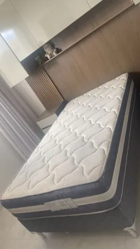 Cama box reconflex solteirão 2,10 x 1,10 altura 64 cm
