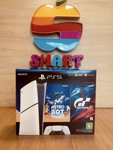 PS5 Slim Digital | SSD 825 GB | Controle PS5 | Jogos | Lacrado | Garantia