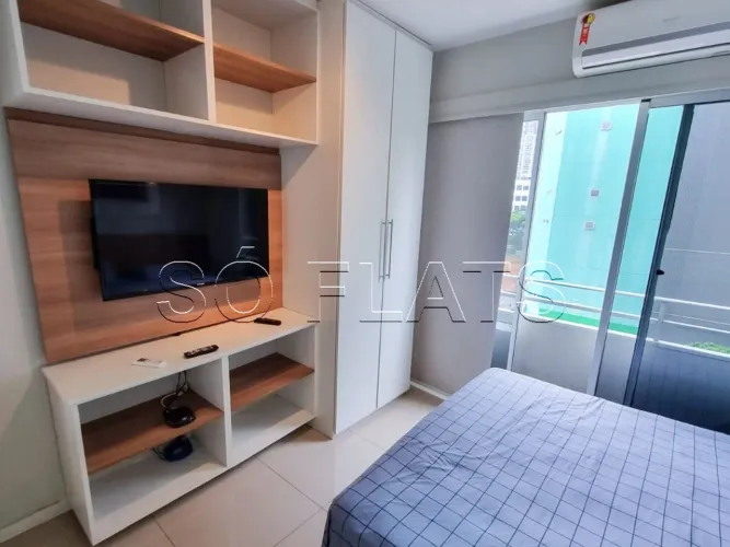 Flat American Loft disponível para venda com 28m², 1 dormitório e 1 vaga de garagem