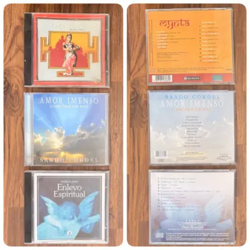 3 CDs: Mynta, Amor intenso e Enlevo espiritual