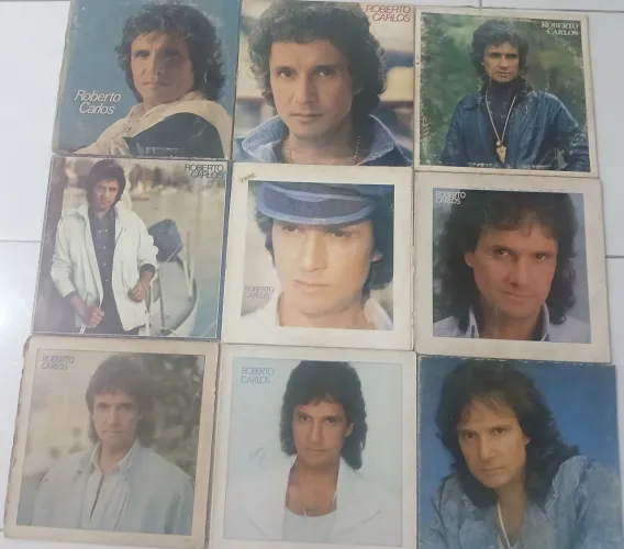 Disco de vinil de Roberto Carlos lançado nos anos 80