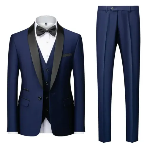 Terno Masculino Grande De Ajuste Fino Novo, Terno Três Peças