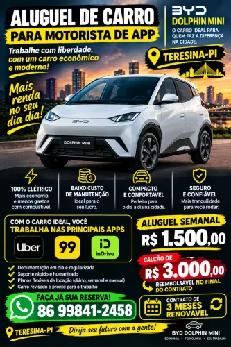 Alugo carro pra motorista de app, Uber etc !!!