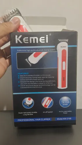 Máquina de Barbear Kemei Novo