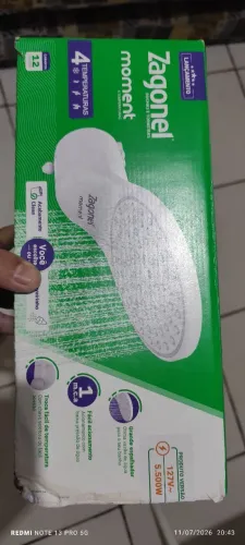 Chuveiro ducha zagonel moment 127v 5.500 w