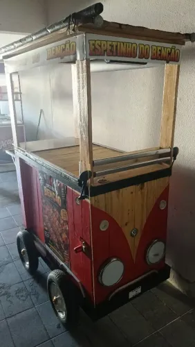 Carrinho para ambulantes.