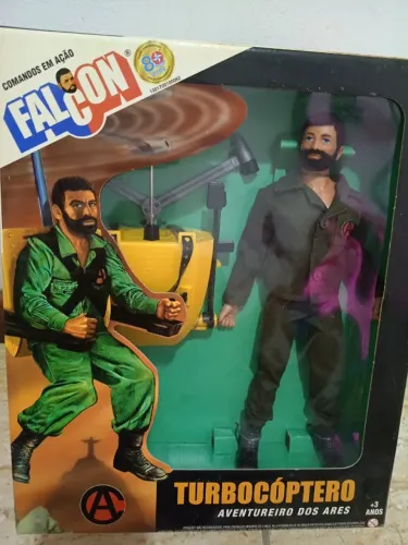 Boneco Falcon Turbocoptero ( Comandos Em Ação Estrela 80 )