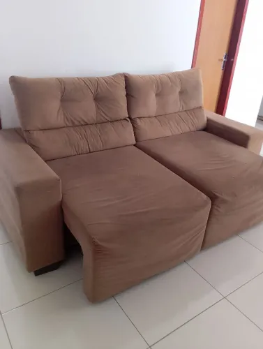 Sofá retrátil 2 lugares 