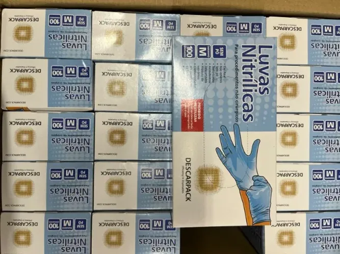 Luvas descartáveis (P, M e G)