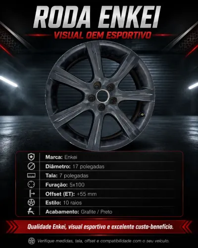 Rodas Enkei Originais 5x100