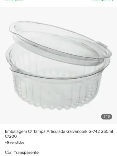 Embalagens de plástico com tampa articulada Galvanotek