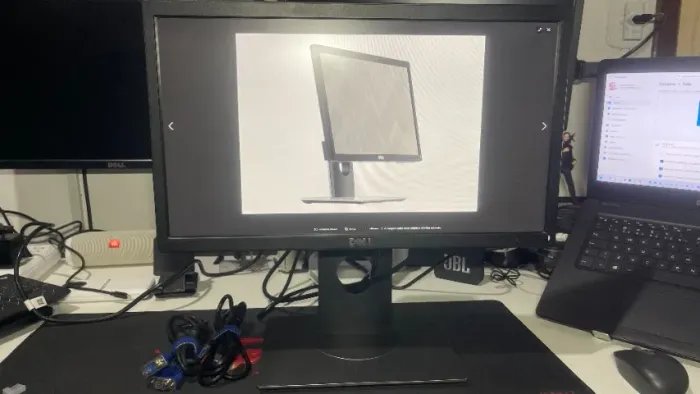 Monitor Dell Professional P2017H 19.5" LED - Completo com Cabos (Ergonômico)