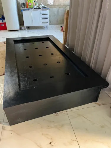 Cama solteiro madeira maciça