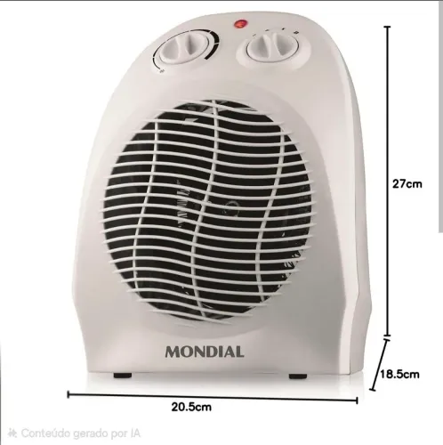 Aquecedor Mondial 1500w