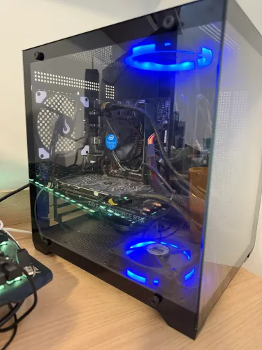 Pc Gamer Completo: rtx 3060 12gb + i7 8700 + 112gb SSD + 1T HD + gabinete Aquario