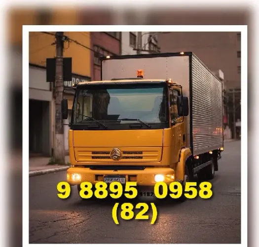 Frete (82) 9 8895\0958 agora em Maceió, Ponta Verde, Pajuçara, Barro Duro e Antares.