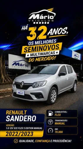 Renault Sandero S Edition Flex 1.0 12V 5P Mec. 2023