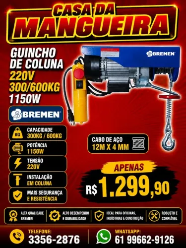 GUINCHO DE COLUNA 220V