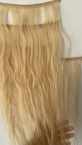 Cabelo Humano Loiro Liso e matizado