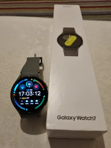 Samsung Galaxy Watch 7 44 mm Bluetooth - Impecável | Completo | Excelente Estado