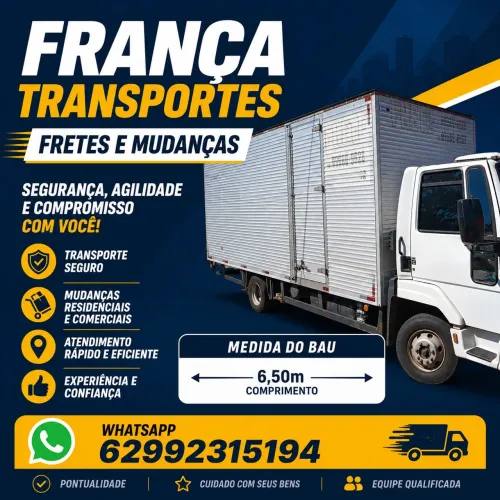 Frete Caminhão baú 3/4