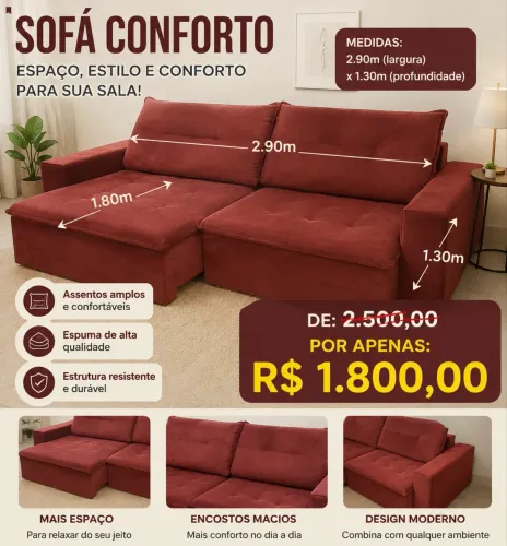 Venda de sofá 