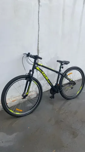 Bicicleta Caloi Aro 29 Preta e Verde 