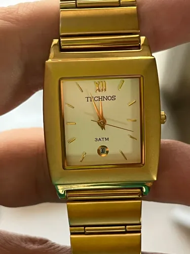 Relógio Technos Classic Dourado - Estilo Retrô (Com Caixa Original)