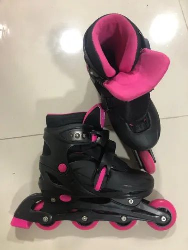 Patins In Line - Rosa - Novíssimo!!